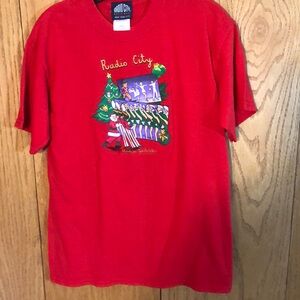Radio City  Short Sleeve Red Tee Youth Size XL